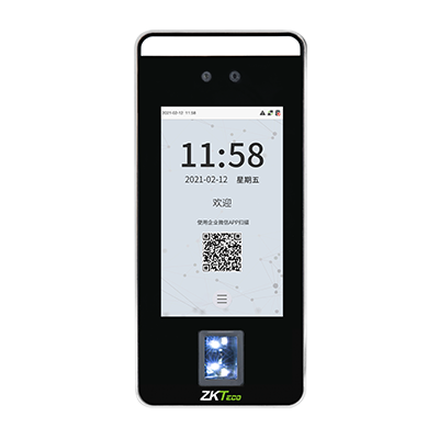 可見光面部云考勤終端ZK-F6